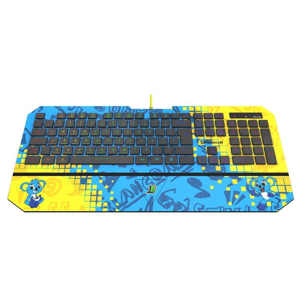 Teclado Gamer Redragon Brancoala RGB