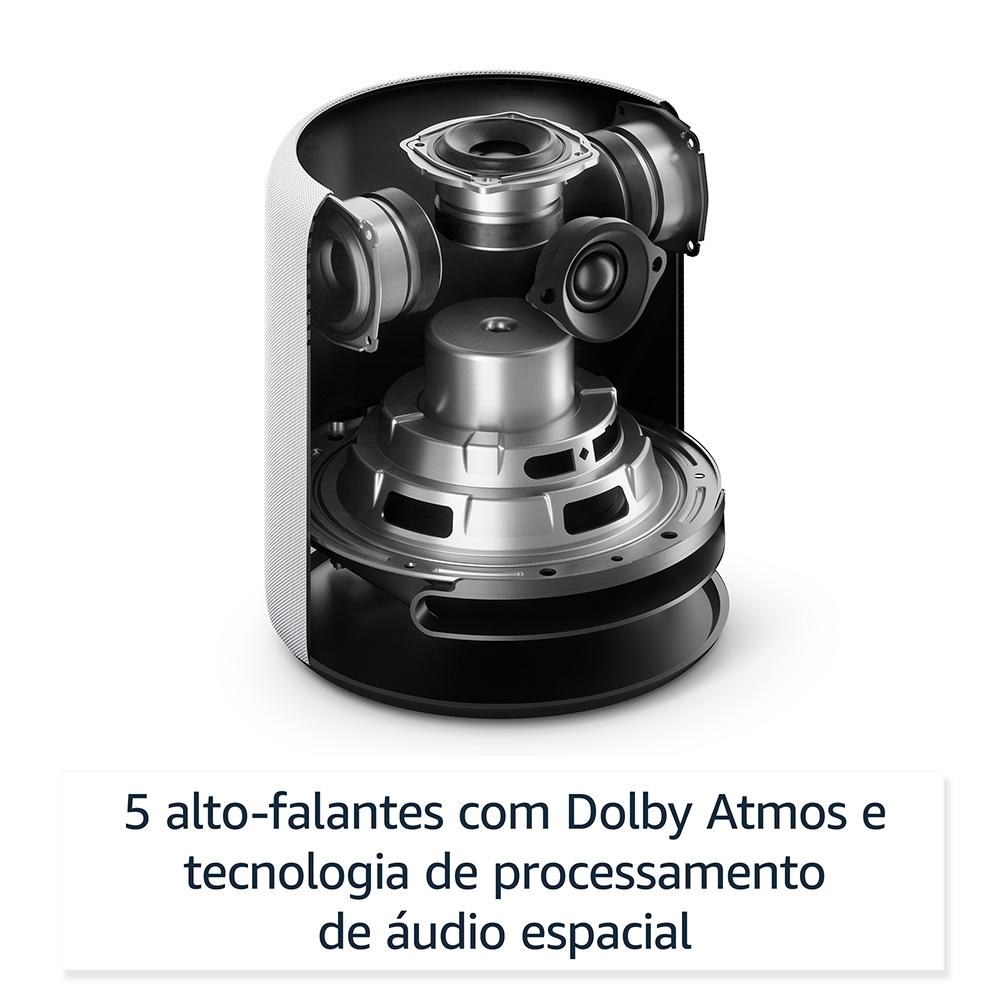Echo Studio - Smart Speaker com Áudio de Alta Fidelidade e Alexa - Branco