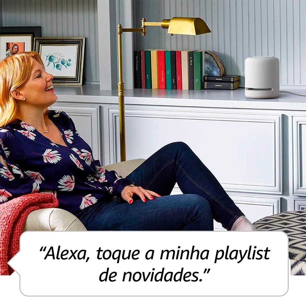 Echo Studio - Smart Speaker com Áudio de Alta Fidelidade e Alexa - Branco