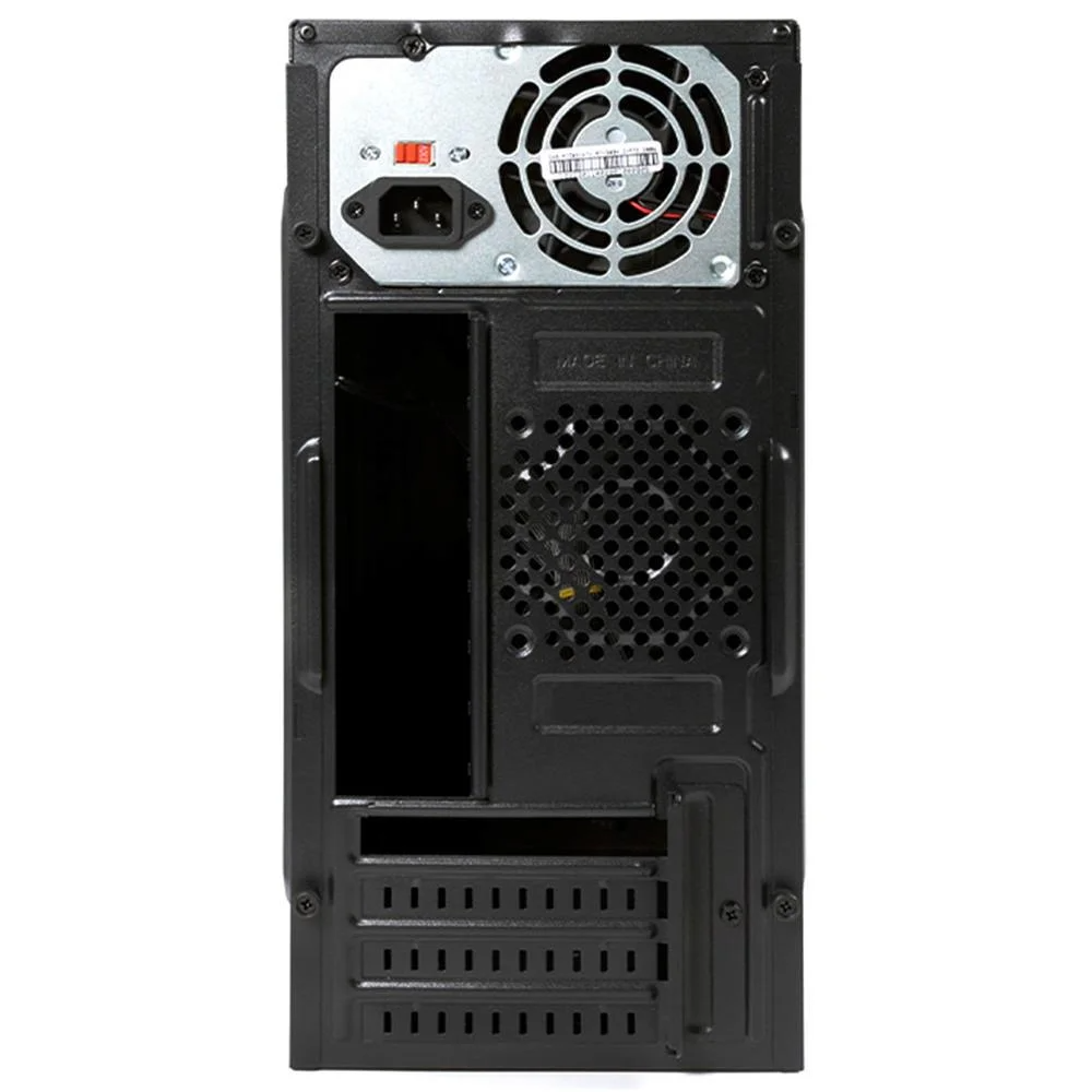 Gabinete Office Mini-Tower Micro-ATX MT-32BK com Fonte 200W - C3Tech