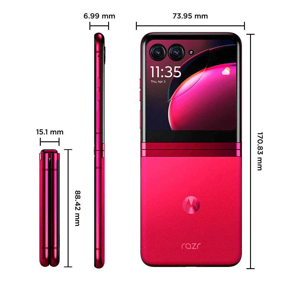 Smartphone Motorola Razr 40 Ultra 5G 256GB/8GB - Viva Magenta