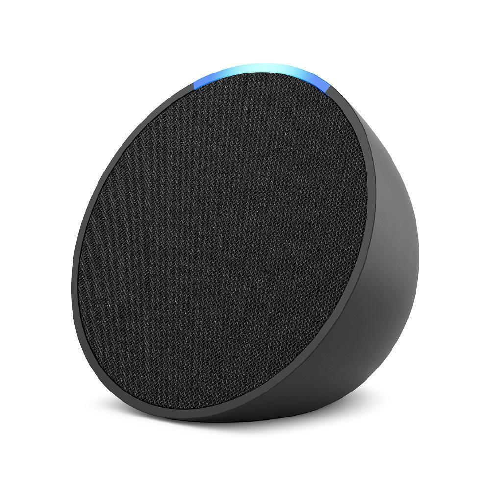 Echo Pop - Smart Speaker Compacto com Som Envolvente e Alexa - Cor Preto
