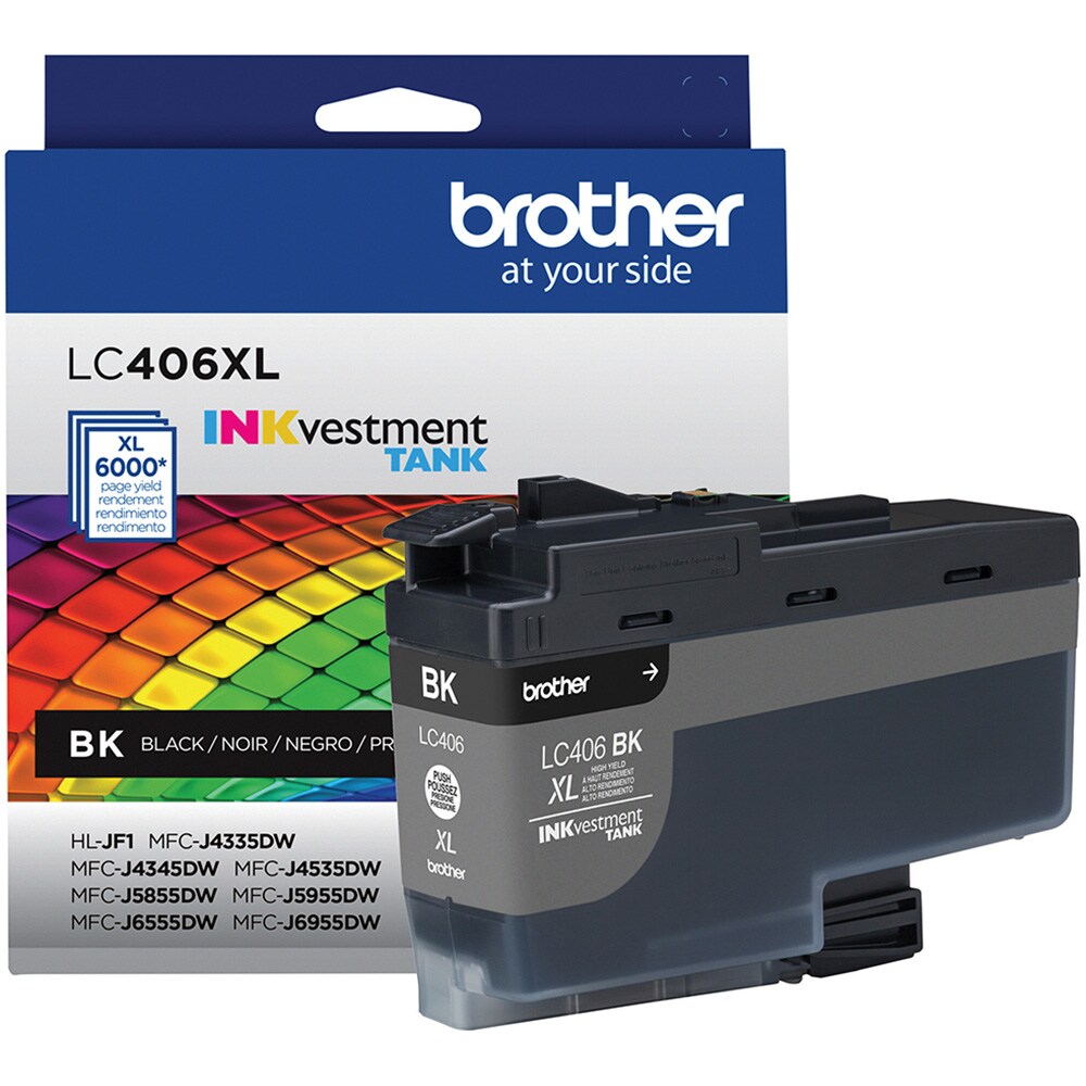 Cartucho de Tinta Brother LC406XLBKS - Preto
