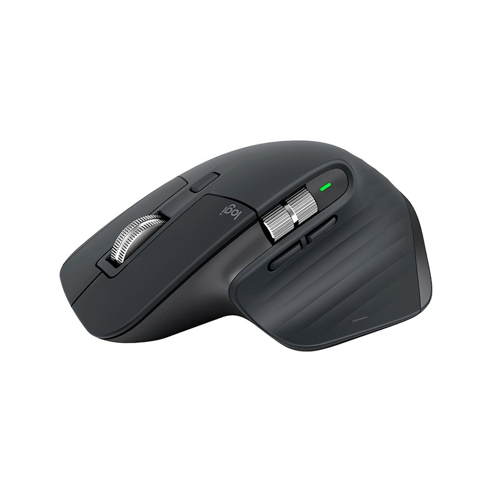 Mouse sem Fio Logitech Mx Master 3S, Silencioso, Bluetooth, USB, Grafite 910-006561