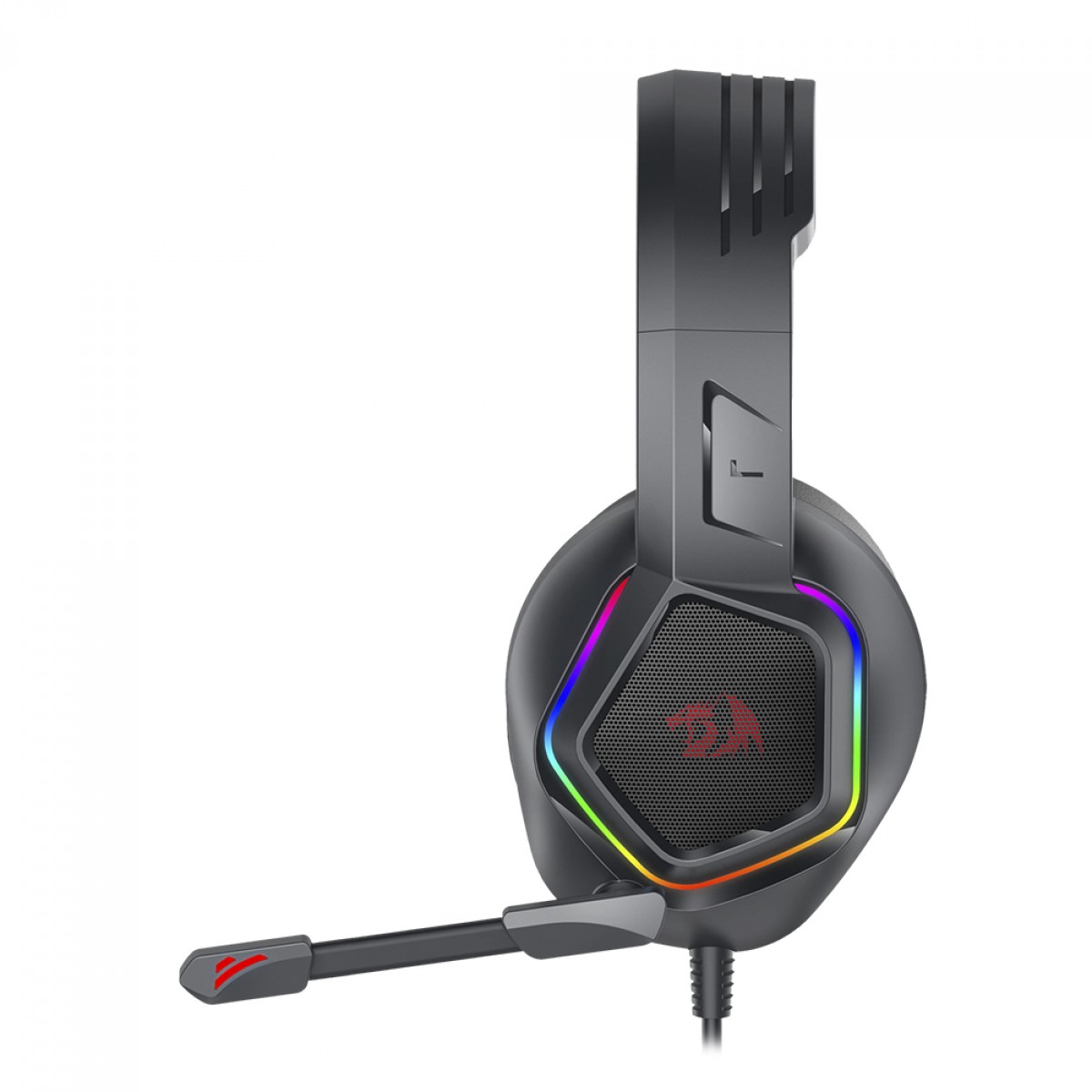 Headset Gamer Redragon Medea RGB 3.5mm Preto