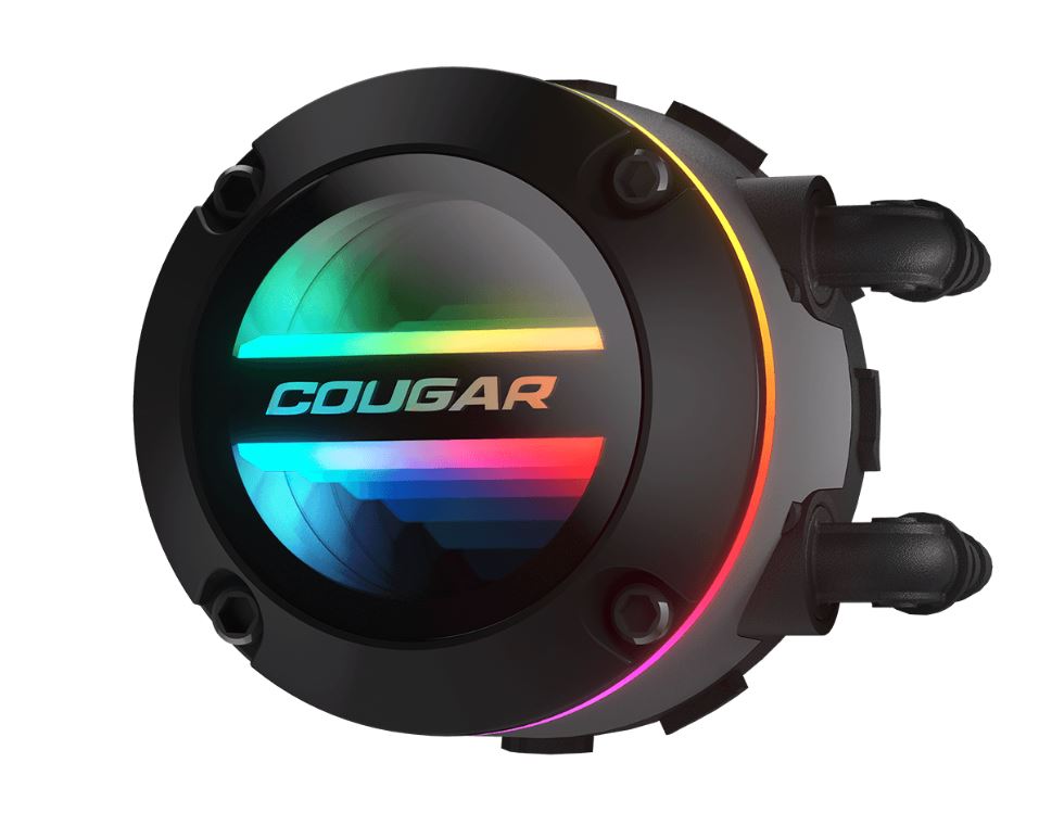 Water Cooler Cougar Poseidon GT 360, ARGB, 360mm, Intel/AMD - Preto
