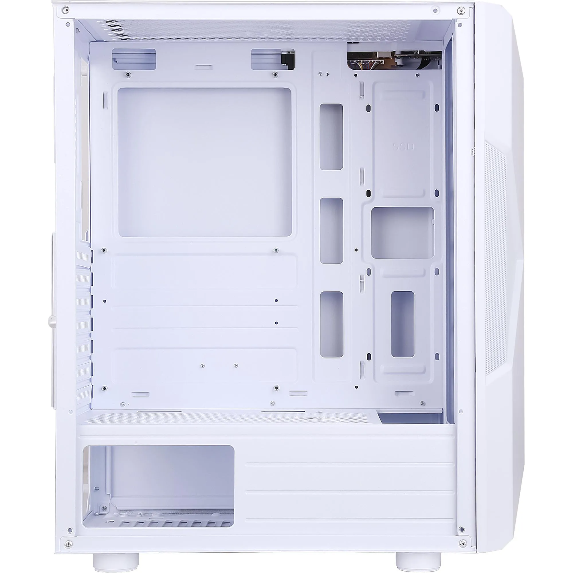 Gabinete Gamer ATX Fortrek Holt RGB, Mid-Tower, sem Fan sem Fonte - Branco