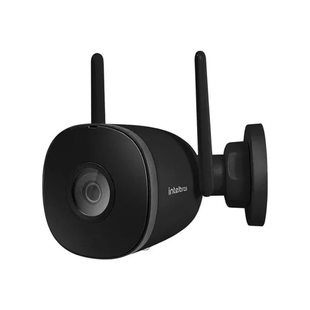 Câmera de Vídeo Externa Inteligente Wi-Fi Full HD IM5 Sc Black IP67, Visao Noturna