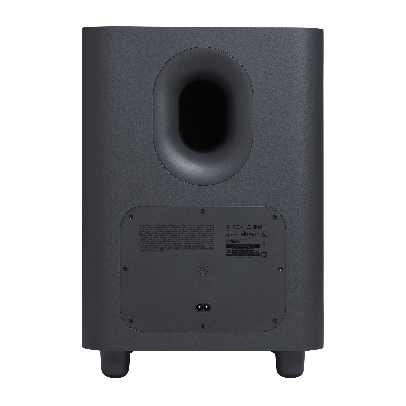 Soundbar JBL Bar 500 Bluetooth 295W RMS Subwoofer sem Fio 5.1 Canais - JBLBAR500PROBLKBR