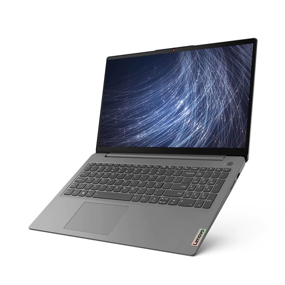 Notebook Lenovo IdeaPad 3 R7-5700U 12GB 512GB SSD 15,6" Full HD Linux - Cinza
