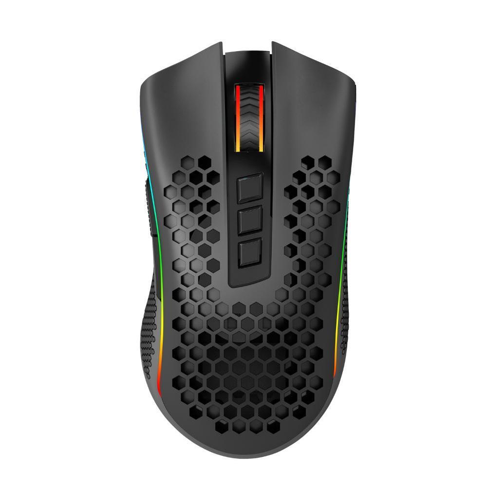 Mouse Gamer sem Fio Redragon Storm Pro RGB Preto