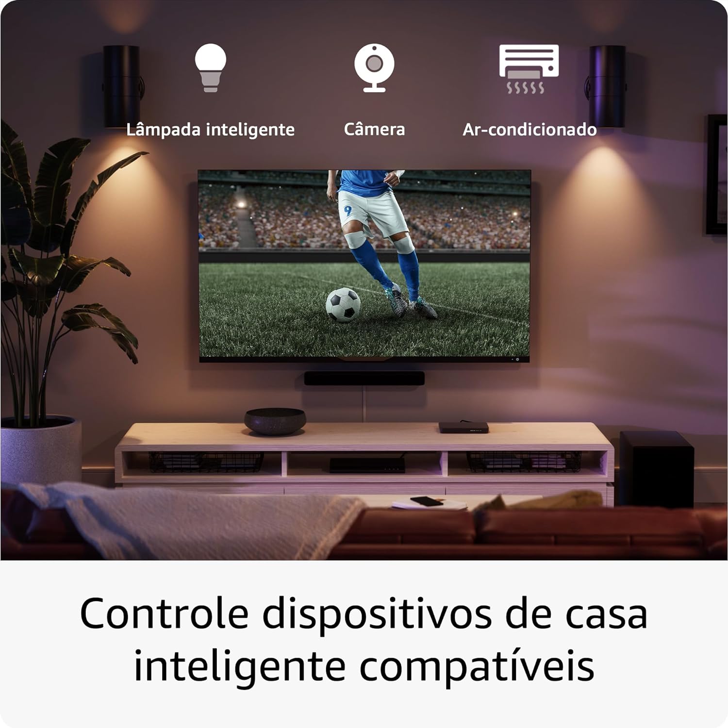 Fire TV Stick com Controle Remoto por Voz com Alexa (Inclui Comandos de TV) 4K - 2A Geração