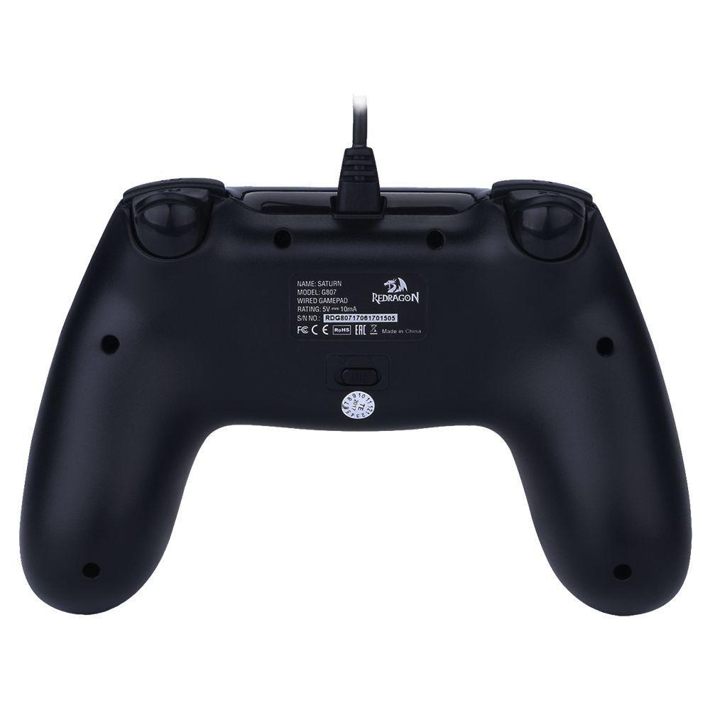 Controle Gamepad Redragon Saturn para PC/PS3
