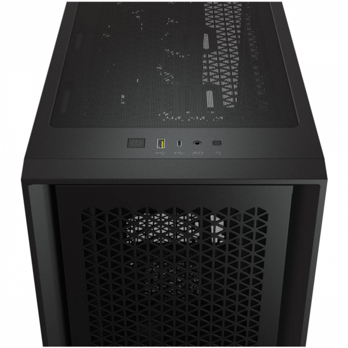 Gabinete ATX Corsair 4000D Airflow Mid-Tower Vidro Temperado, sem Fonte - Preto - CC-9011200-WW