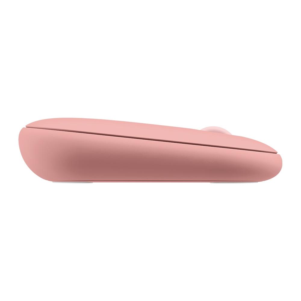 Mouse sem Fio Logitech Pebble 2 M350S,CLIQUE Silencioso, Bluetooth, Pilha Inclisa -Rosa