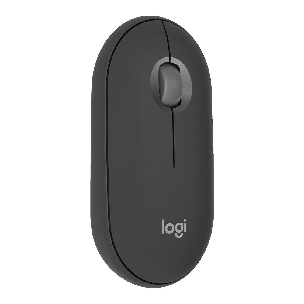 Mouse sem Fio Logitech Pebble 2 M350S,CLIQUE Silencioso, Bluetooth, Pilha Inclisa -Grafite
