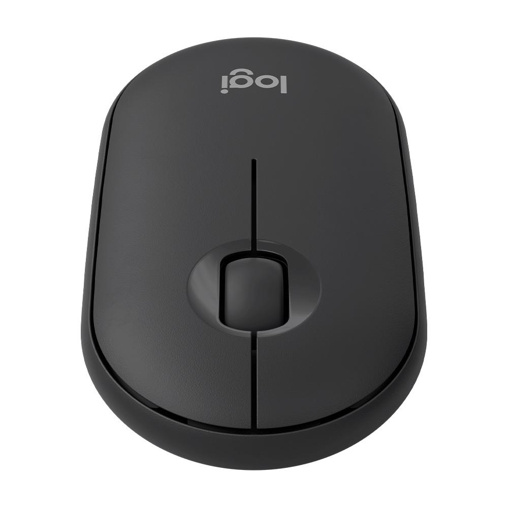 Mouse sem Fio Logitech Pebble 2 M350S,CLIQUE Silencioso, Bluetooth, Pilha Inclisa -Grafite