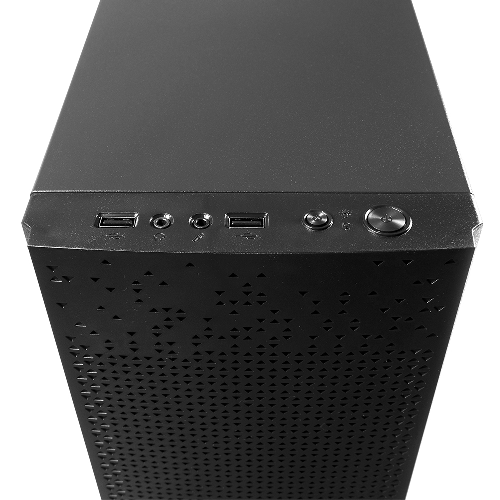 Gabinete Office Micro ATX MT-29BK, Mini-Tower, com Fonte sem Fans - C3Tech