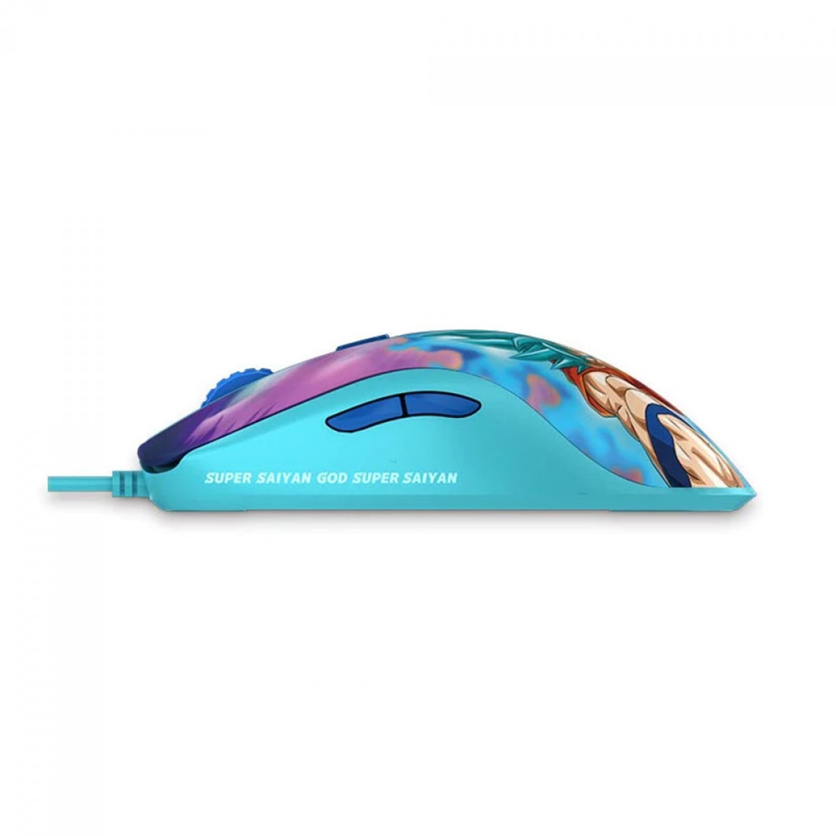 Mouse Gamer AKKO Dragon Ball Super Saiyan Blue 12400dpi 5 Botoes Programaveis