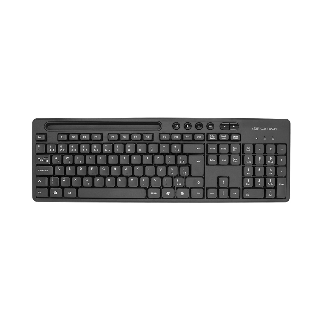 Teclado sem Fio KB-W100BK C3Tech