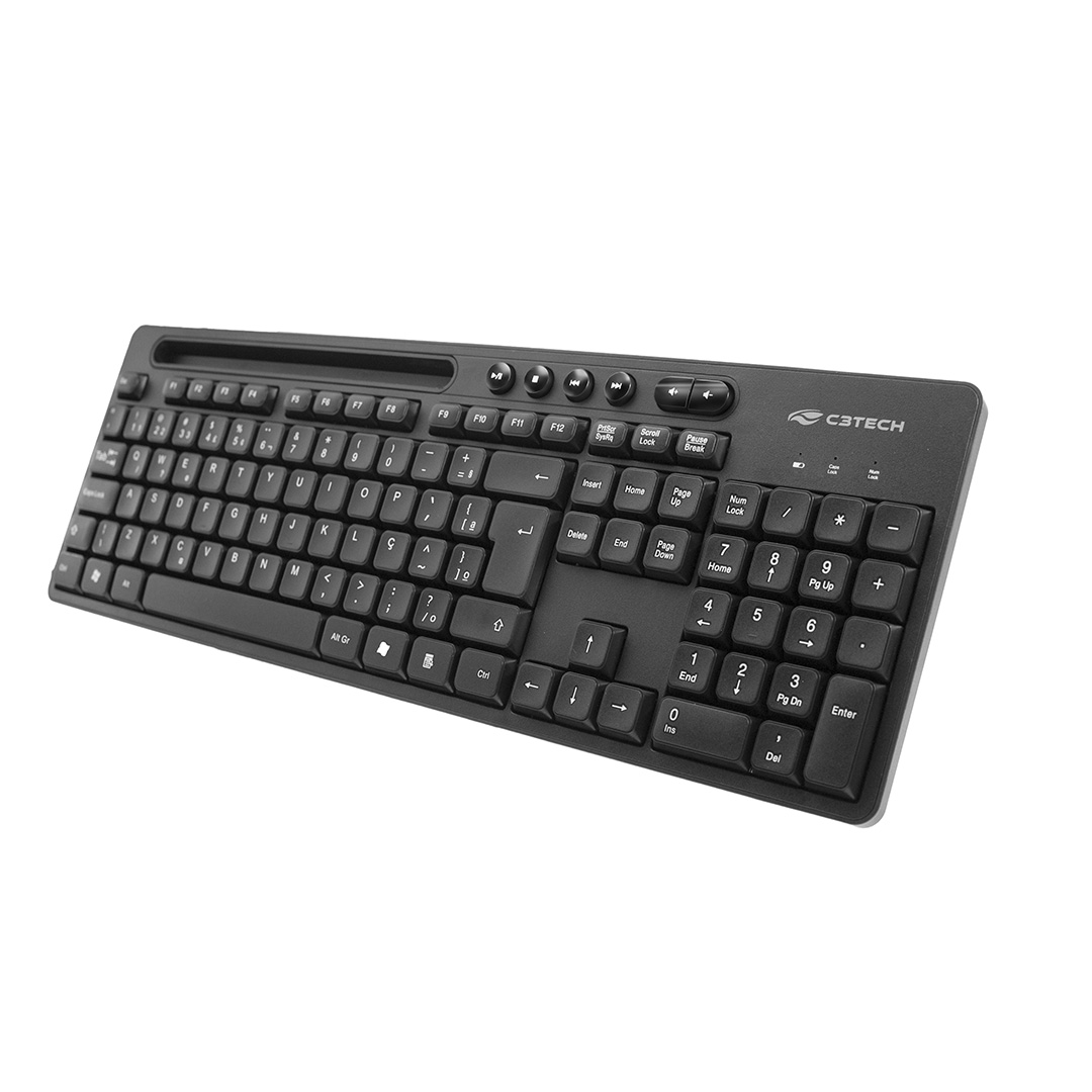 Teclado sem Fio KB-W100BK C3Tech