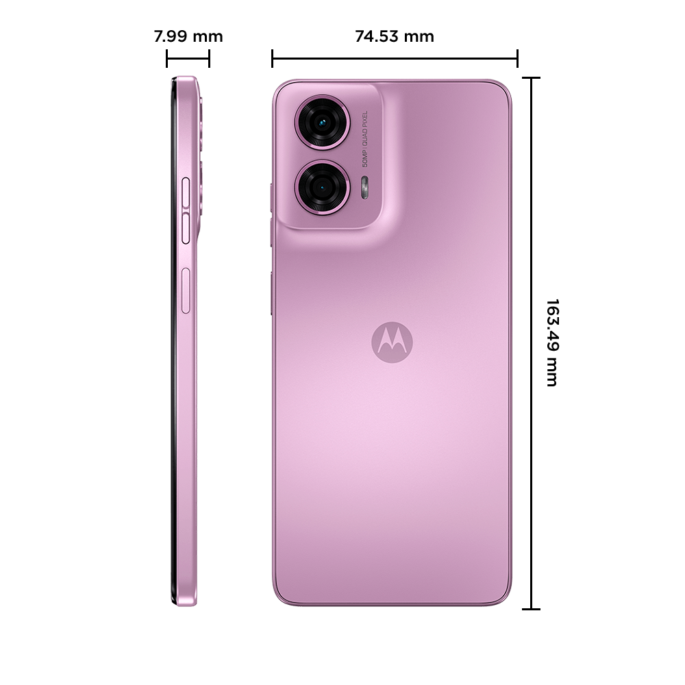 Smartphone Motorola Moto G24 4G, 128GB, 4GB RAM, Tela de 6,6", Rosa
