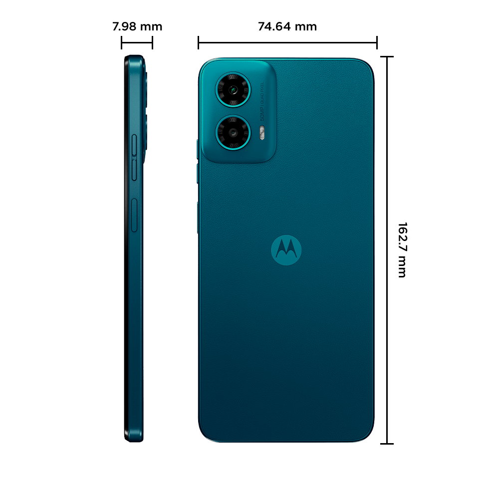 Smartphone Motorola Moto G34 5G, 256GB, 8GB RAM, Tela de 6,5", Verde