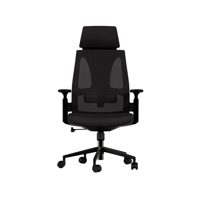 Cadeira de Escritório Ergonômica Elements Helene Special com Apoio Cervical Preta