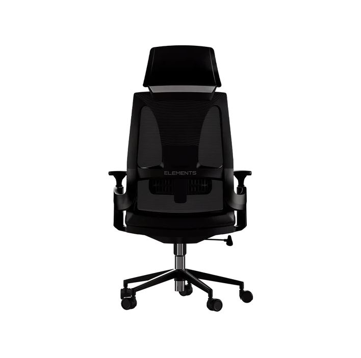 Cadeira de Escritório Ergonômica Elements Helene Special com Apoio Cervical Preta