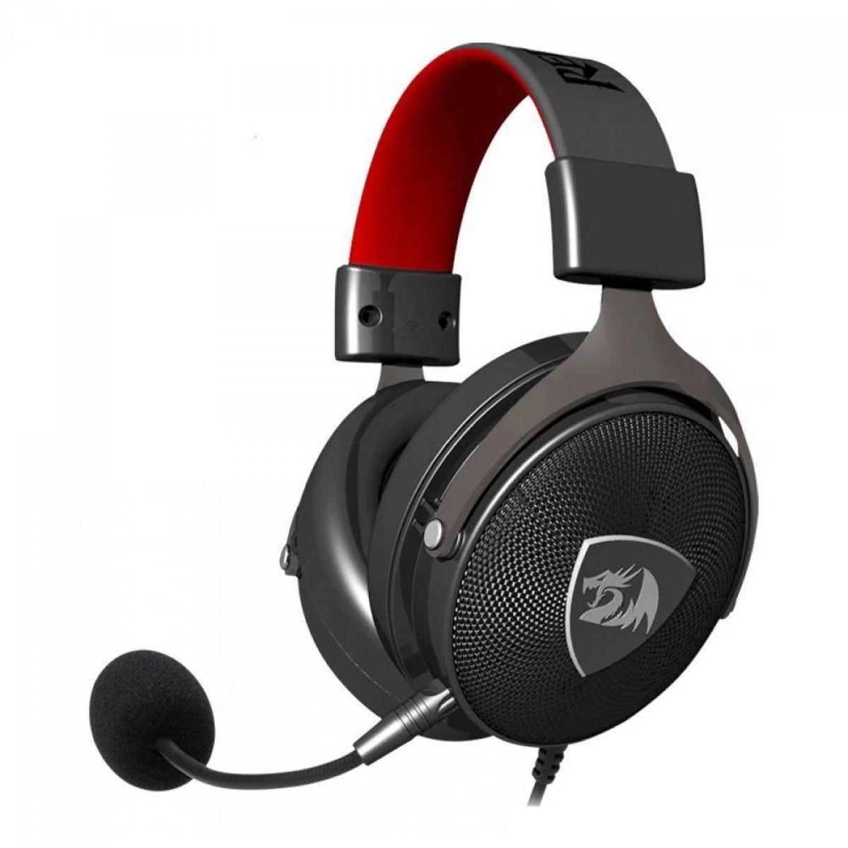 Headset Gamer Redragon Icon 7.1 Surround Drives 50mm USB/3.5MM Preto/Vermelho - H520