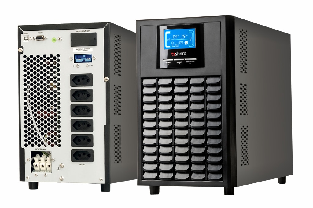 Nobreak 3000VA Senoidal Online Dupla Conversão Senno Vt Mono 110V, LCD, USB, RS232 - TS Shara