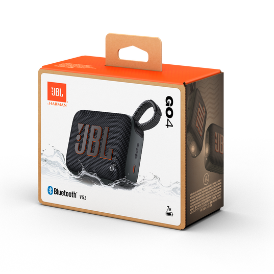 Caixa de Som JBL Go 4 Bluetooth Á Prova D'agua, IP67, 4.2W Preto - JBLGO4BLK