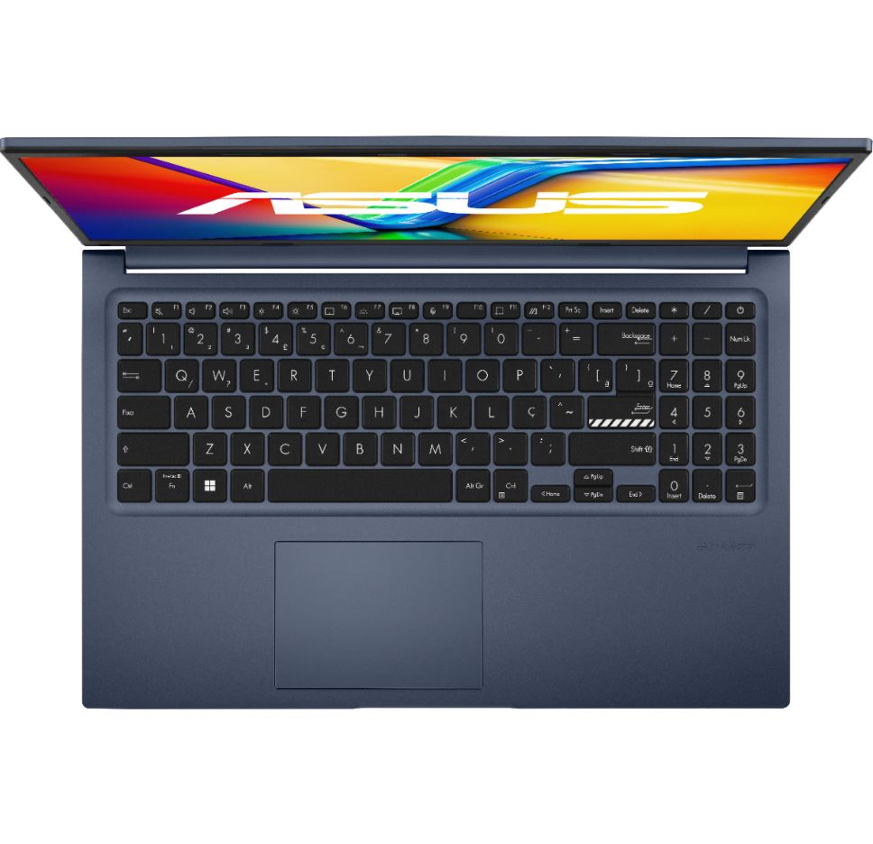 Notebook ASUS Vivobook i5-12450H 8GB 256GB SSD 15,6" Full HD Windows 11 Home - Quiet Blue