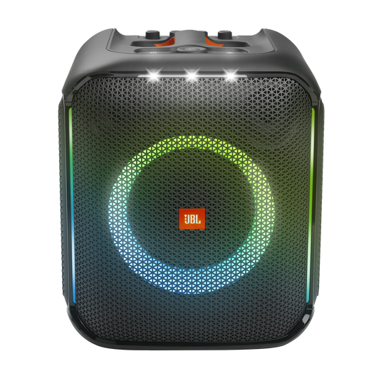 Caixa de Som JBL Partybox Encore com 2 Microfones, 100W, BT 5.1, LED, IPX4, JBLPBENCORE2MICBR