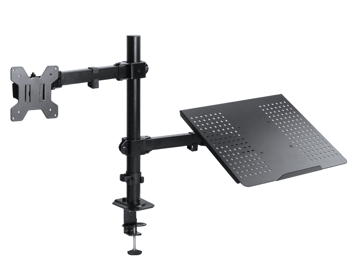 Suporte para Monitor e Notebook com Articulação Dupla SMN500 Preto - Vinik
