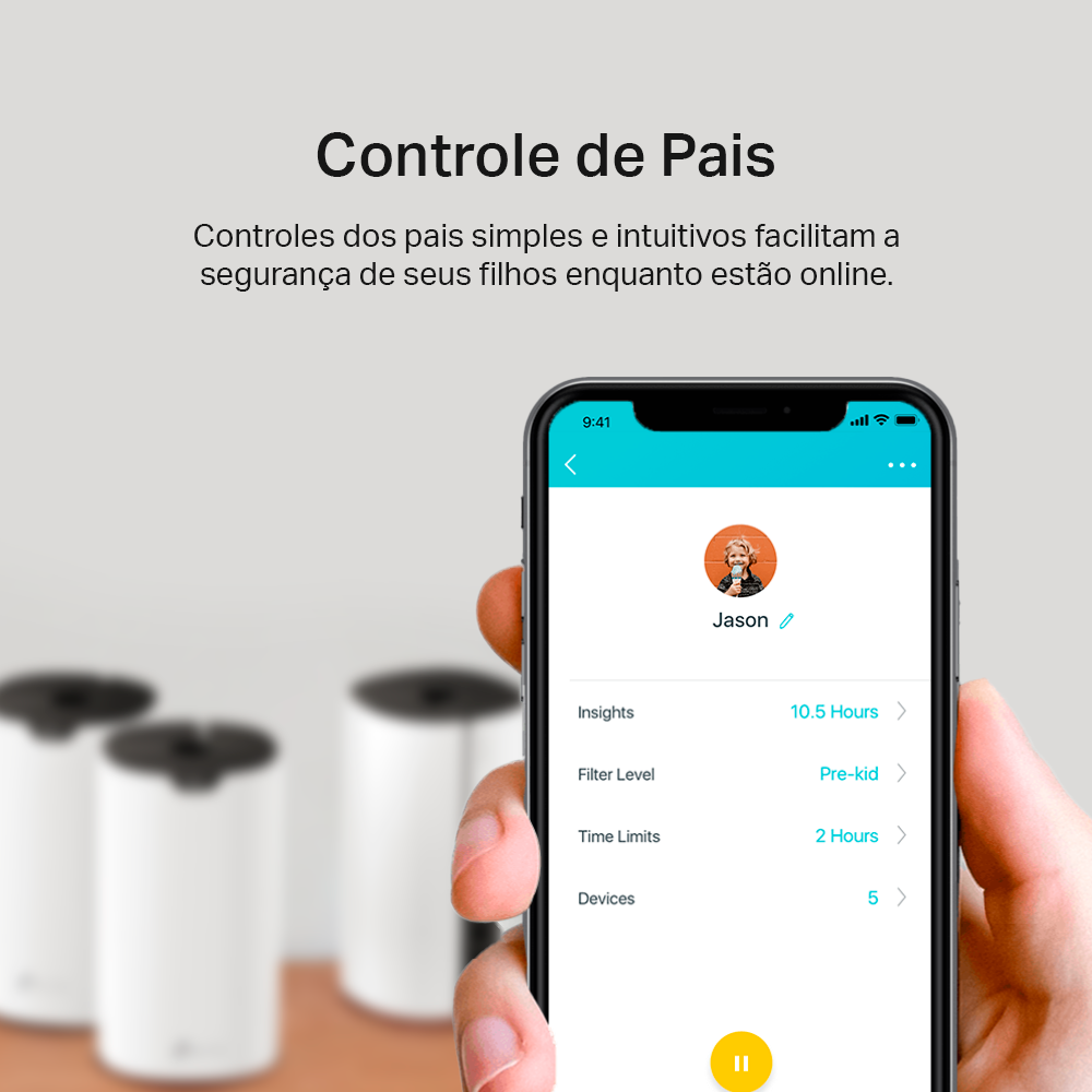 Roteador Mesh Wi-Fi 5 Gigabit Dual Band AC1900 1-PACK, Cobertura até 195M² - Tp-Link