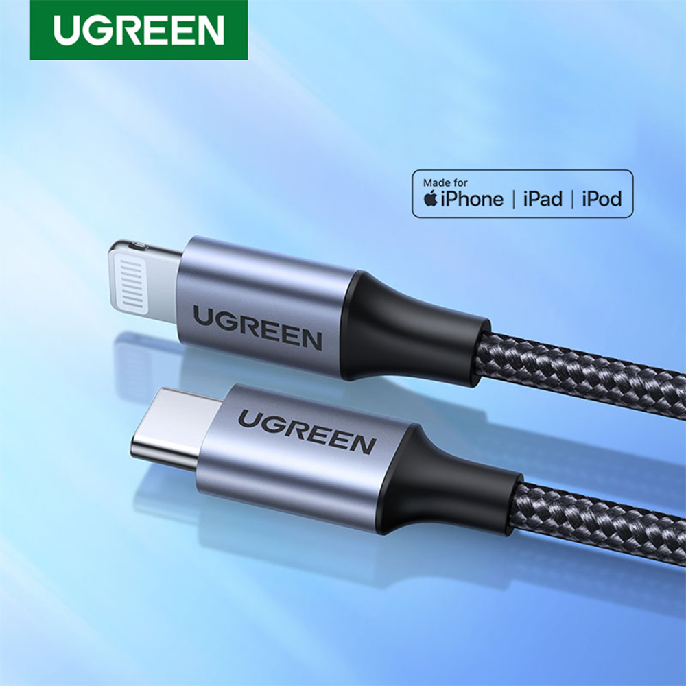 Cabo Tipo USB-C para Lightning UGREEN 2m com Certificado Mfi - UG-60761