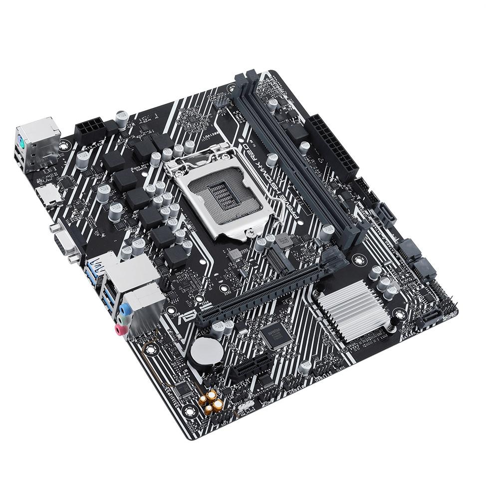Placa Mãe LGA 1200 ASUS Prime H510M-K R2.0 MATX, DDR4, VGA/HDMI, M.2, USB 3.2 - 10ª/11ª Ger
