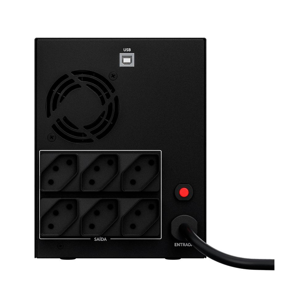 Nobreak Senoidal Gamer 1000VA Intelbras Ultimate 6T 10A Entrada Bivolt Saída Mono 127V