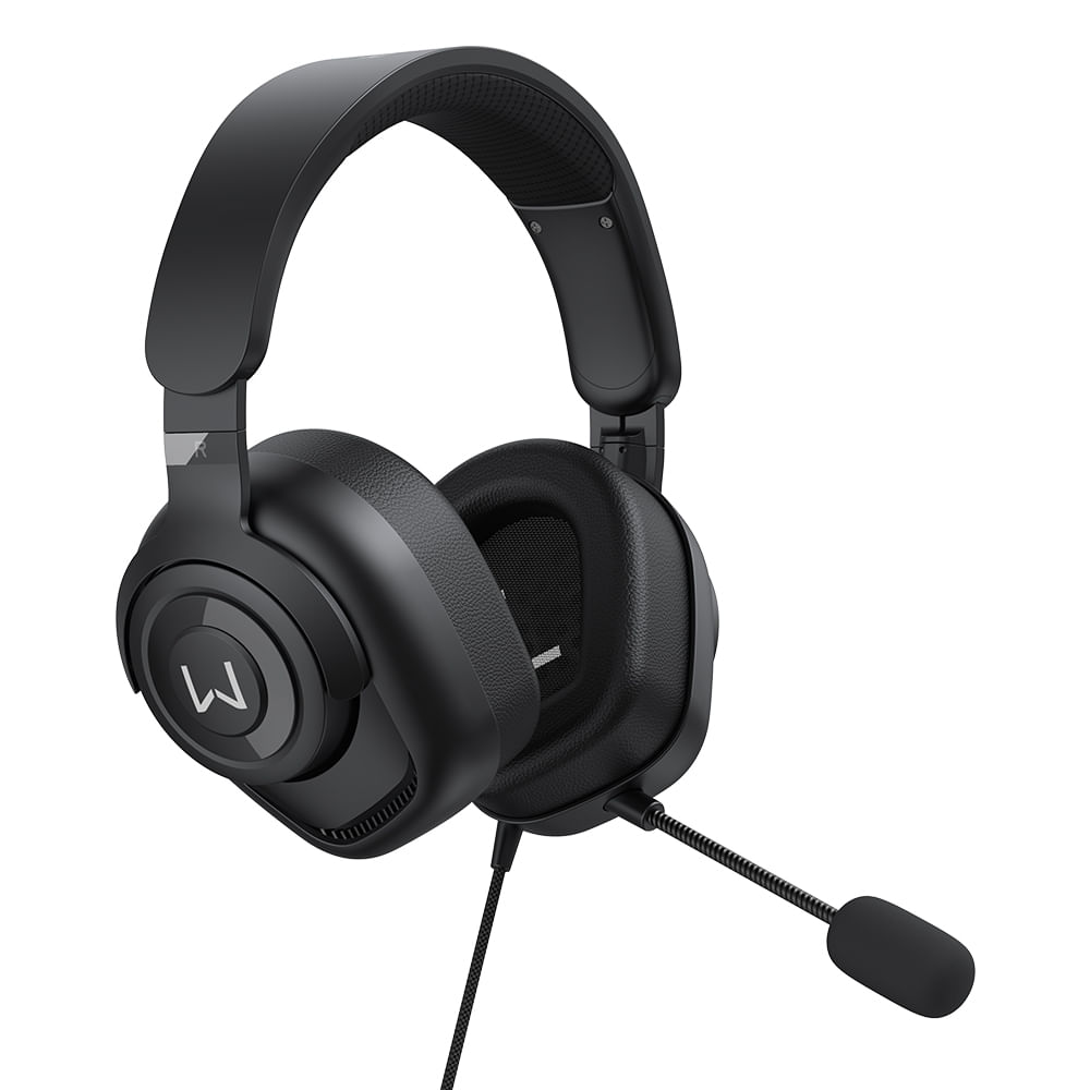 Headset Gamer com Fio Warrior Huginn Preto, PH701