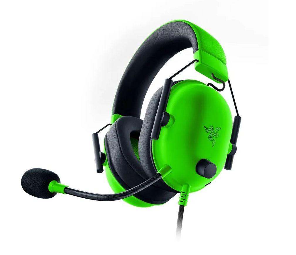 Headset Gamer Razer Blackshark V2 X,drivers 50mm, Surround 7.1- Verde