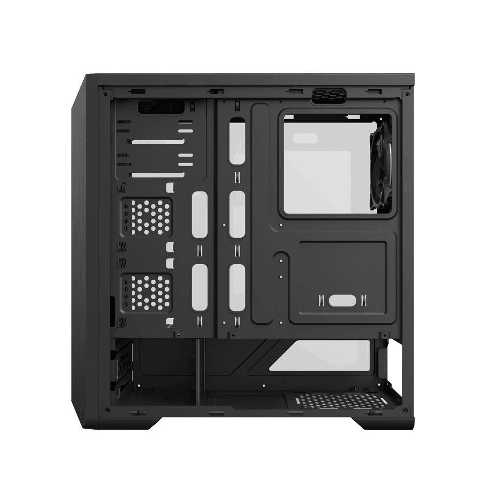 Gabinete ATX Gamer Gamemax Shine G517, Mid-Tower, Vidro Temperado, com 1 Fan sem Fonte - Preto