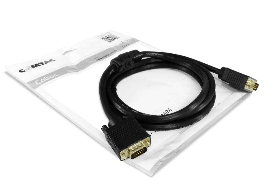 Cabo VGA x VGA DB15 1,8 Metro Comtac