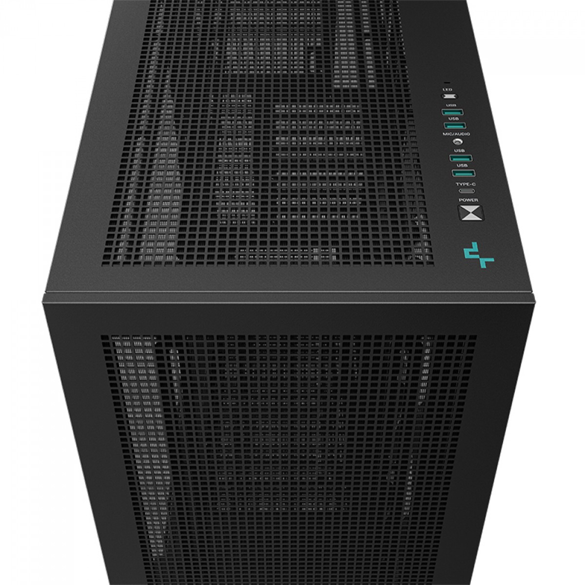 Gabinete ATX Deepcool Morpheus Full-Tower, Vidro Temperado, Monitor Temperatura, sem Fonte, com 3 Fans