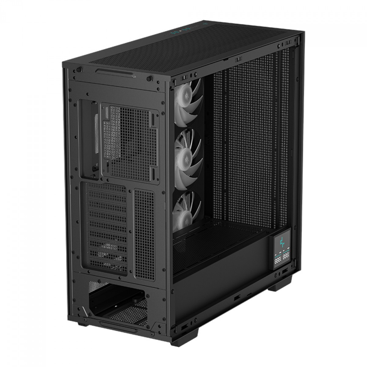 Gabinete ATX Deepcool Morpheus Full-Tower, Vidro Temperado, Monitor Temperatura, sem Fonte, com 3 Fans