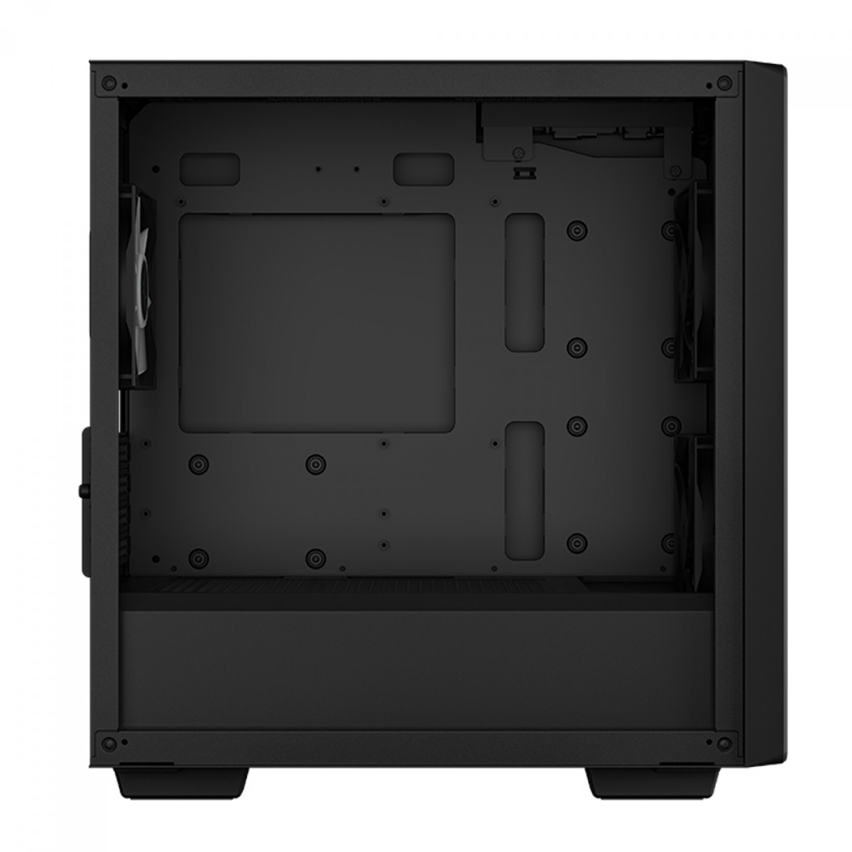 Gabinete Deepcool CC360 Bk, Mid-Tower, Vidro Temperado, MATX, sem Fonte, com 3 Fans - Preto