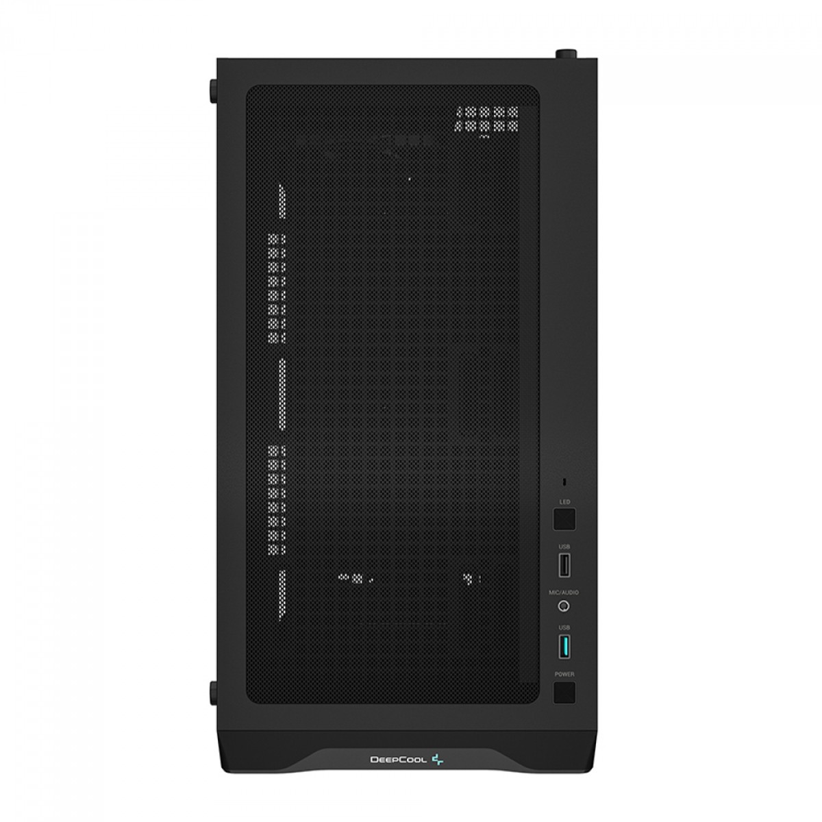 Gabinete Deepcool CC360 Bk, Mid-Tower, Vidro Temperado, MATX, sem Fonte, com 3 Fans - Preto