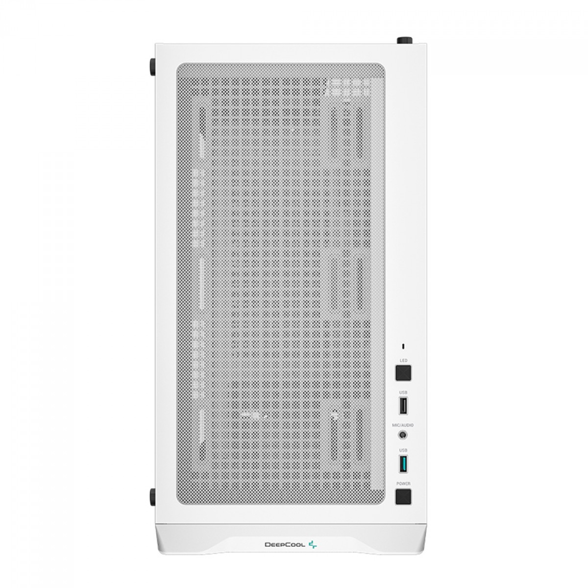 Gabinete Deepcool CC360 Wh, Mid-Tower, Vidro Temperado, Micro-ATX, sem Fonte, com 3 Fans - Branco