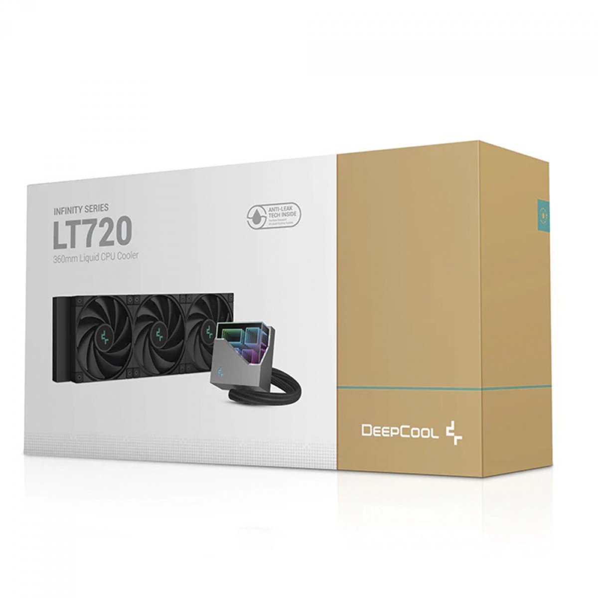 Water Cooler Deepcool LT720, ARGB, 360mm, Intel/AMD, Preto