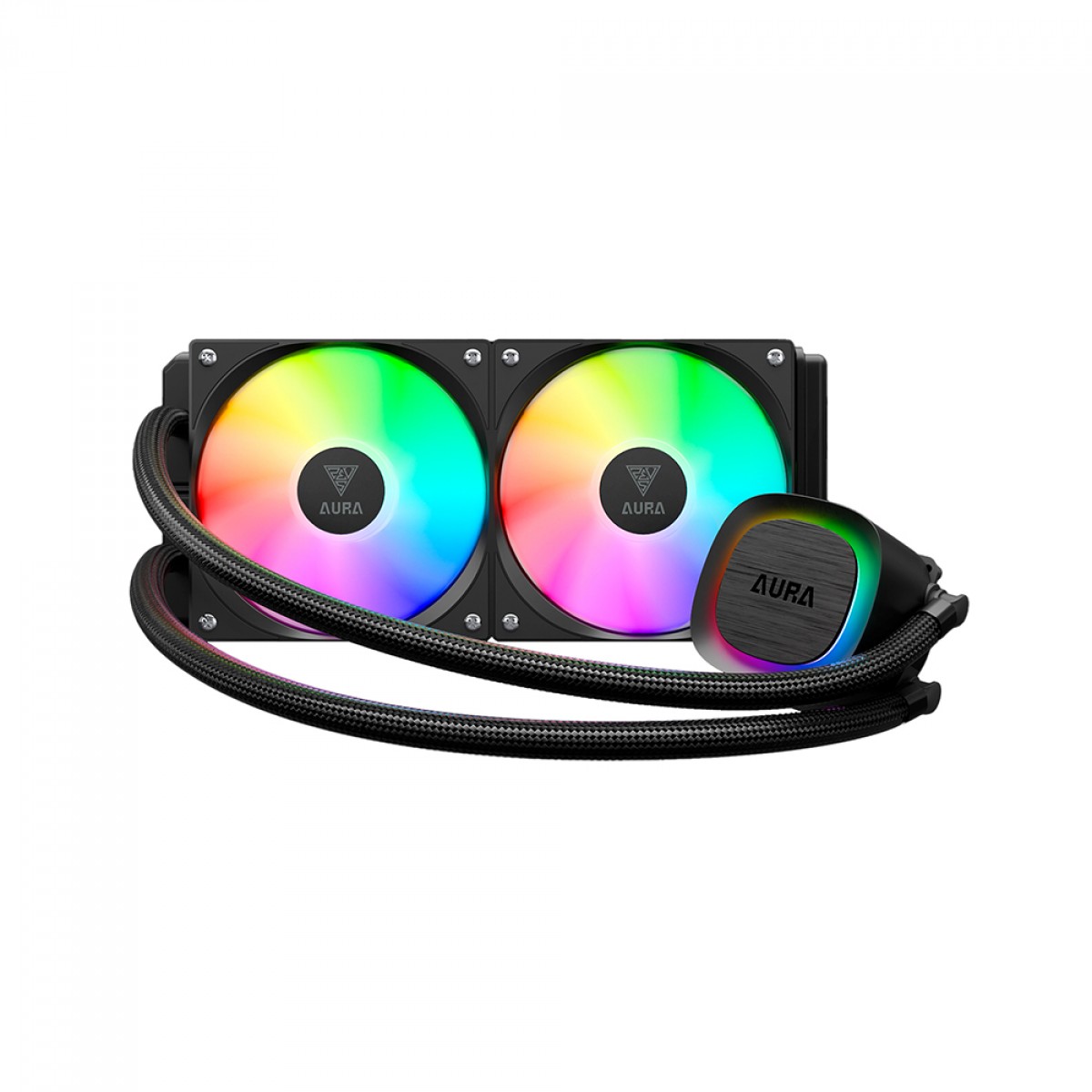 Water Cooler Gamdias Aura Gl 240 V2, 240mm, ARGB, Intel/AMD - Preto